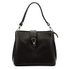 Luka 24-069 DOLLARO fekete női bőr kézitáska 27 x 21.5 x 13 cm