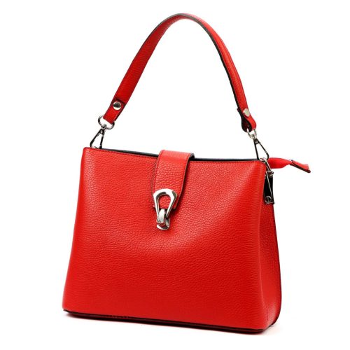 Luka 24-069 DOLLARO piros női bőr kézitáska 27 x 21.5 x 13 cm