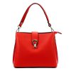 Luka 24-069 DOLLARO piros női bőr kézitáska 27 x 21.5 x 13 cm