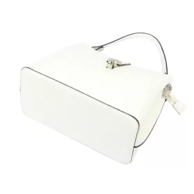 Luka 24-069 fehér női bőr válltáska 27 x 21.5 x 13 cm