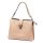 Luka 24-069 púderszínű női bőr válltáska 27 x 21.5 x 13 cm