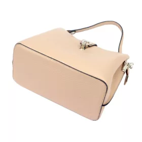   Luka 24-069 púderszínű női bőr válltáska 27 x 21.5 x 13 cm