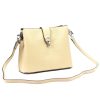 Luka 24-069 bézs női bőr válltáska 27 x 21.5 x 13 cm