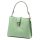 Luka 24-069 menta zöld női bőr válltáska 27 x 21.5 x 13 cm