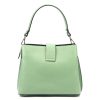 Luka 24-069 DOLLARO türkiz női bőr kézitáska 27 x 21.5 x 13 cm
