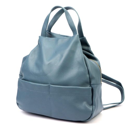 Luka 24-070 DOLLARO kék női marhabőr hátizsák 30 x 30 x 16 cm
