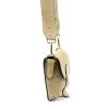 Luka 24-071 bézs női velúr bőr bőr kézitáska 22.5 x 14.5 x 4.5 cm