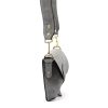 Luka 24-071 szürke női velúr bőr bőr kézitáska 22.5 x 14.5 x 4.5 cm
