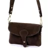 Luka 24-071 barna női bőr válltáska 22.5 x 14.5 x 4.5 cm