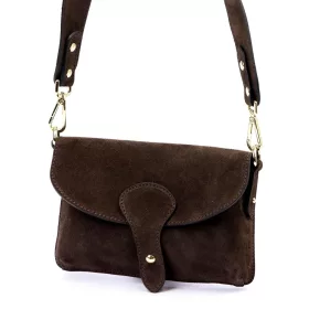 Luka 24-071 barna női bőr válltáska 22.5 x 14.5 x 4.5 cm