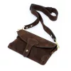 Luka 24-071 barna női bőr válltáska 22.5 x 14.5 x 4.5 cm