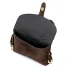 Luka 24-071 barna női bőr válltáska 22.5 x 14.5 x 4.5 cm
