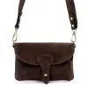 Luka 24-071 barna női bőr válltáska 22.5 x 14.5 x 4.5 cm
