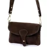 Luka 24-071 barna női bőr válltáska 22.5 x 14.5 x 4.5 cm