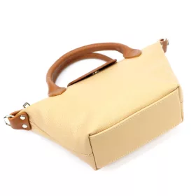   Luka 24-068 D krém női bőr kézitáska, válltáska 36 x 22 x 10 cm