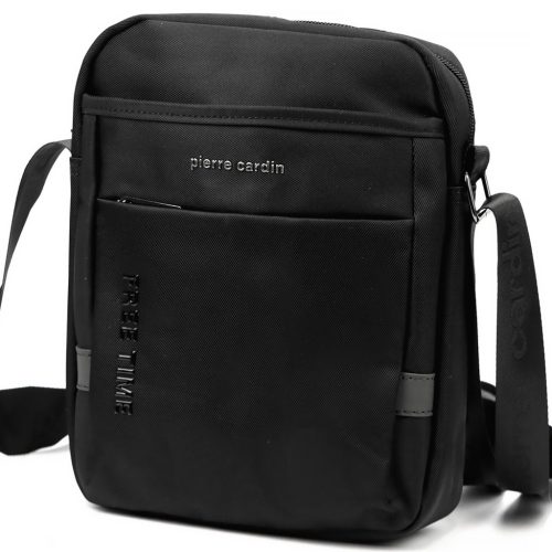 Pierre Cardin 1701 ALAN09 fekete férfi oldaltáska 20 x 24 x 9 cm 