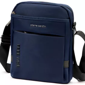   Pierre Cardin 1701 ALAN09 sötétkék férfi oldaltáska 20 x 24 x 9 cm