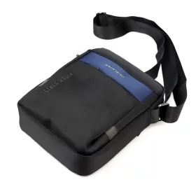   Pierre Cardin 1701 ALAN09 kék-fekete férfi oldaltáska 20 x 24 x 9 cm