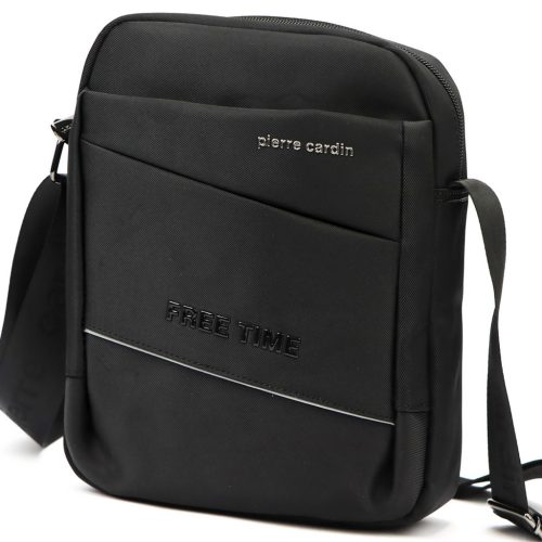 Pierre Cardin 1711 ALAN09 fekete férfi oldaltáska 20 x 24 x 9 cm 