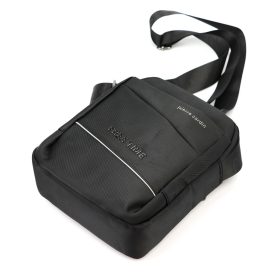   Pierre Cardin 1711 ALAN09 fekete férfi oldaltáska 20 x 24 x 9 cm