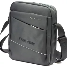   Pierre Cardin 1711 ALAN09 szürke férfi oldaltáska 20 x 24 x 9 cm