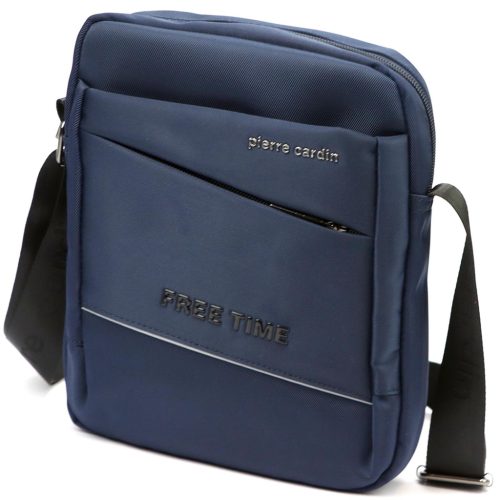 Pierre Cardin 1711 ALAN09 sötétkék férfi oldaltáska 20 x 24 x 9 cm 