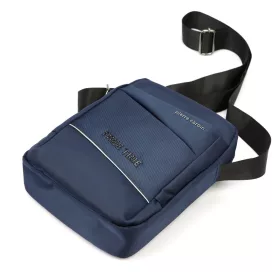   Pierre Cardin 1711 ALAN09 sötétkék férfi oldaltáska 20 x 24 x 9 cm