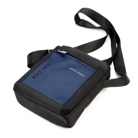   Pierre Cardin 1721 ALAN09 kék-fekete férfi oldaltáska 20 x 24 x 9 cm