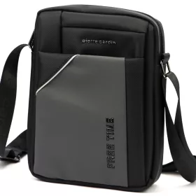  Pierre Cardin 2011 ALAN09 sötétszürke férfi oldaltáska 20 x 24 x 9 cm