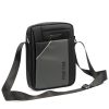 Pierre Cardin 2011 ALAN09 sötétszürke férfi oldaltáska 20 x 24 x 9 cm 