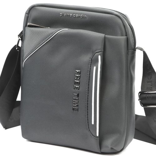 Pierre Cardin 2031 ALAN09 szürke férfi oldaltáska 20 x 24 x 9 cm