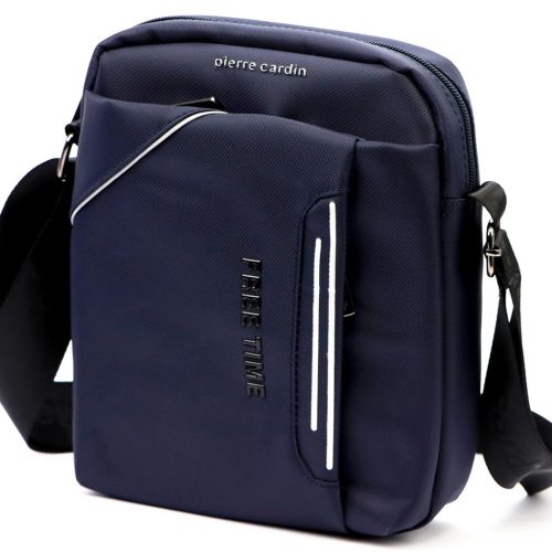  Pierre Cardin 2031 ALAN09 sötétkék férfi oldaltáska 20 x 24 x 9 cm
