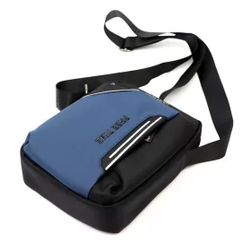   Pierre Cardin 2031 ALAN09 kék-fekete férfi oldaltáska 20 x 24 x 9 cm