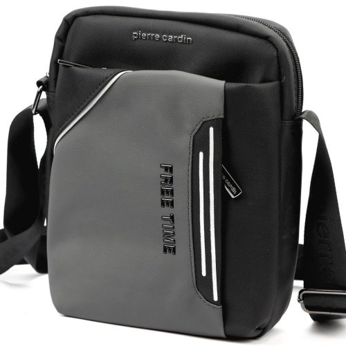 Pierre Cardin 2031 ALAN09 sötétszürke férfi oldaltáska 20 x 24 x 9 cm