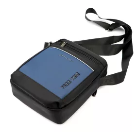   Pierre Cardin 2051 ALAN09 kék-fekete férfi oldaltáska 20 x 24 x 9 cm