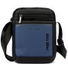 Pierre Cardin 2051 ALAN09 kék-fekete férfi oldaltáska 20 x 24 x 9 cm