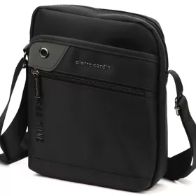   Pierre Cardin 2081 ALAN09 fekete férfi oldaltáska 20 x 24 x 9 cm