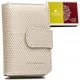 Peterson PTN 425214-SBR-BE bézs női bőr pénztárca 13 x 9 x 3.3 cm