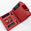 Peterson PTN BC-42329 piros női bőr pénztárca 10,5 x 8,5 x 3 cm, RFID