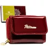 Peterson PTN BC-423229 kisméretű piros női bőr pénztárca 7 x 9 x 3 cm, RFID