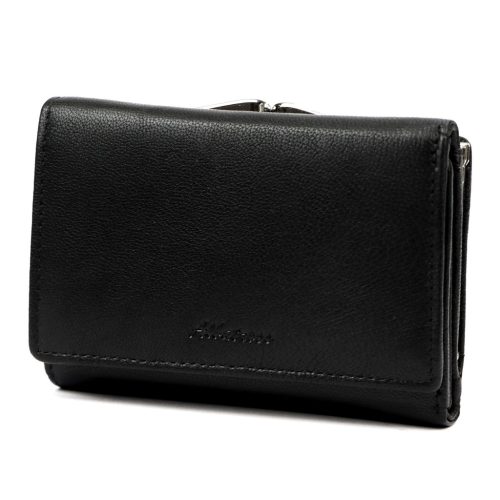 Albatross GN LW-S03 fekete női bőr pénztárca 12 x 9.5 x 3 cm 