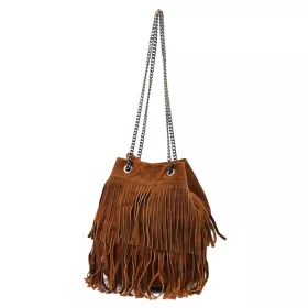 Luka 24-078 barna női bőr válltáska 20 x 24 x 20 cm