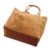 Patrizia 419-013-05 barna női bőr válltáska 38 x 38 x 13 cm 