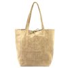 Patrizia 419-013-05 bézs női bőr válltáska 38 x 38 x 13 cm