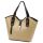 Luka 24-079 drapp női bőr válltáska 38 x 28 x 13 cm