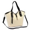 Luka 24-079 bézs női bőr válltáska 38 x 28 x 13 cm