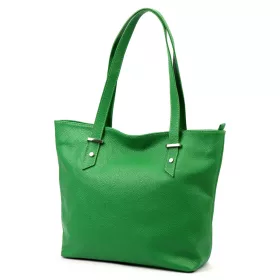   Luka 24-080 (01-058) zöld női bőr válltáska 33 x 34 x 16 cm