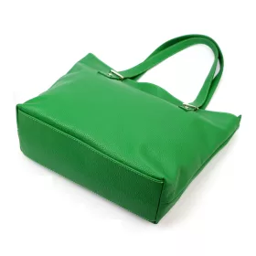   Luka 24-080 (01-058) zöld női bőr válltáska 33 x 34 x 16 cm