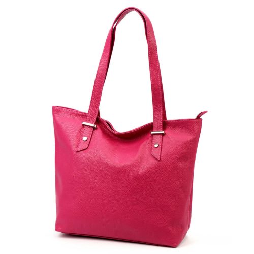 Luka 24-080 (01-058) magenta női bőr válltáska 33 x 34 x 16 cm