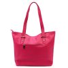 Luka 24-080 (01-058) magenta női bőr válltáska 33 x 34 x 16 cm